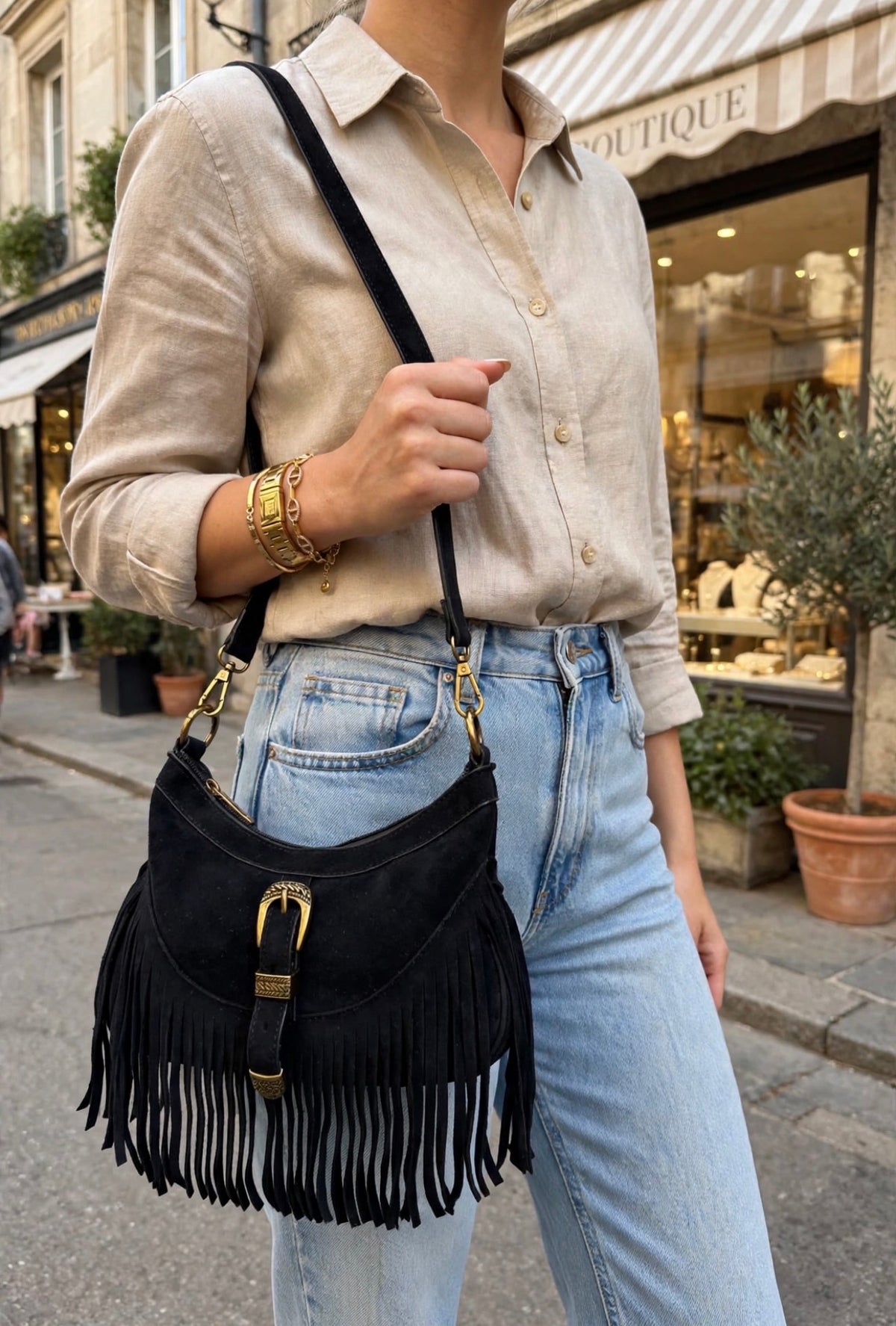 Bolso Bohemian black