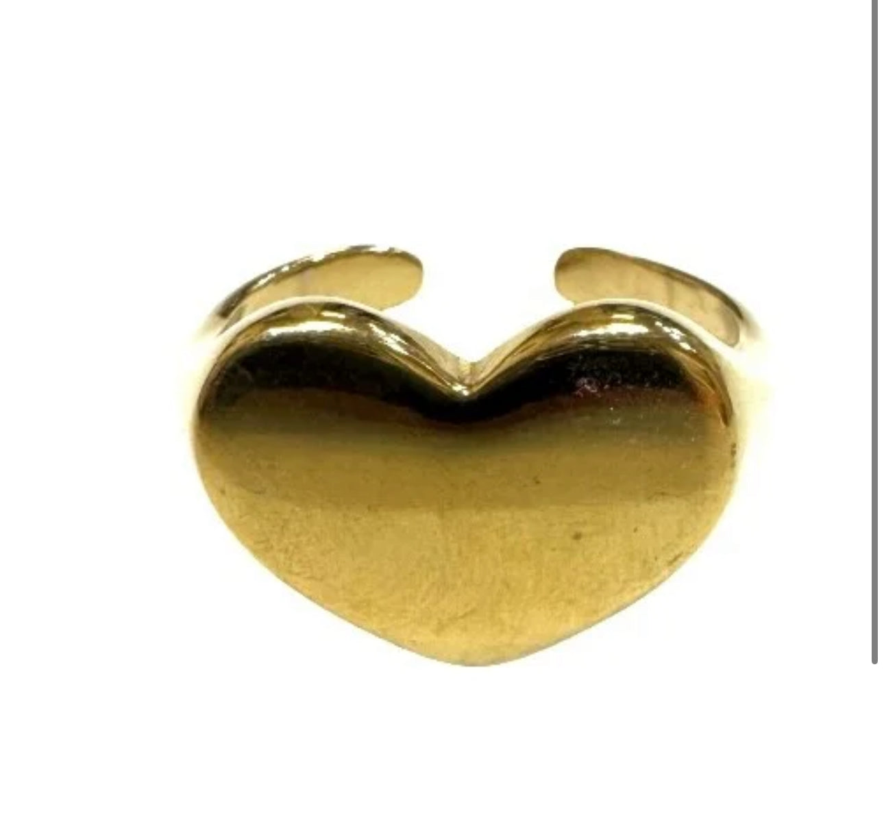 ANILLO CORAZON PLANO