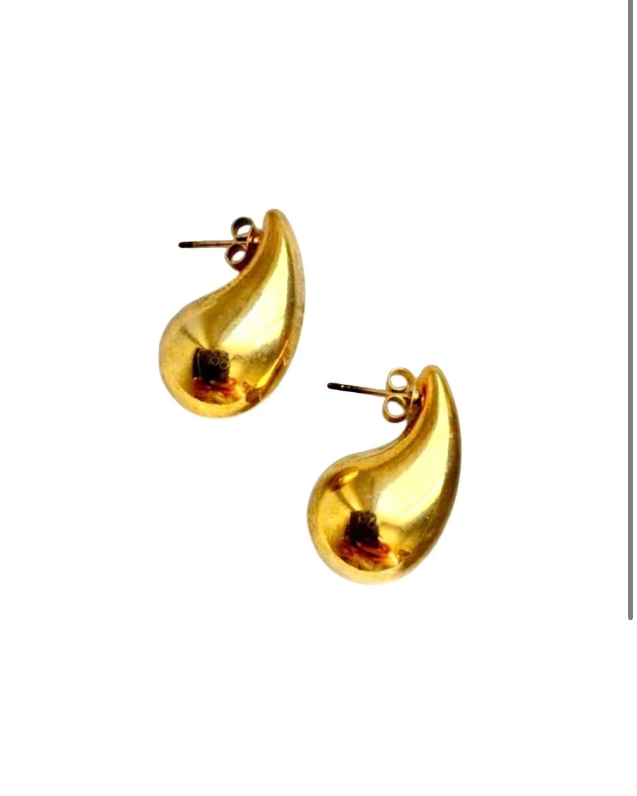 Pendientes gota grande