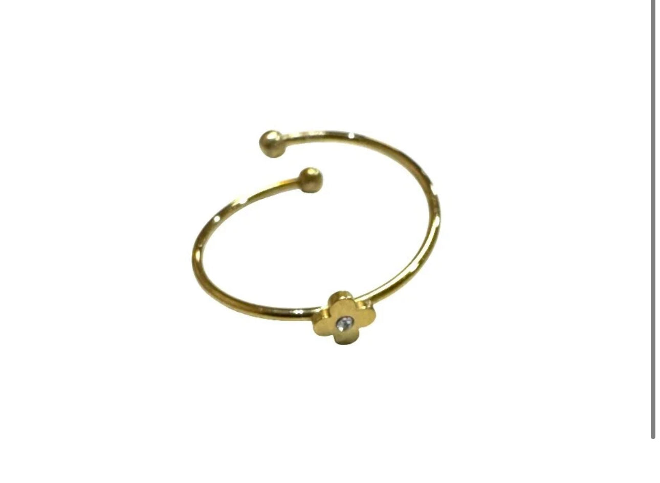 ANILLO FLOR CON DIAMANTE