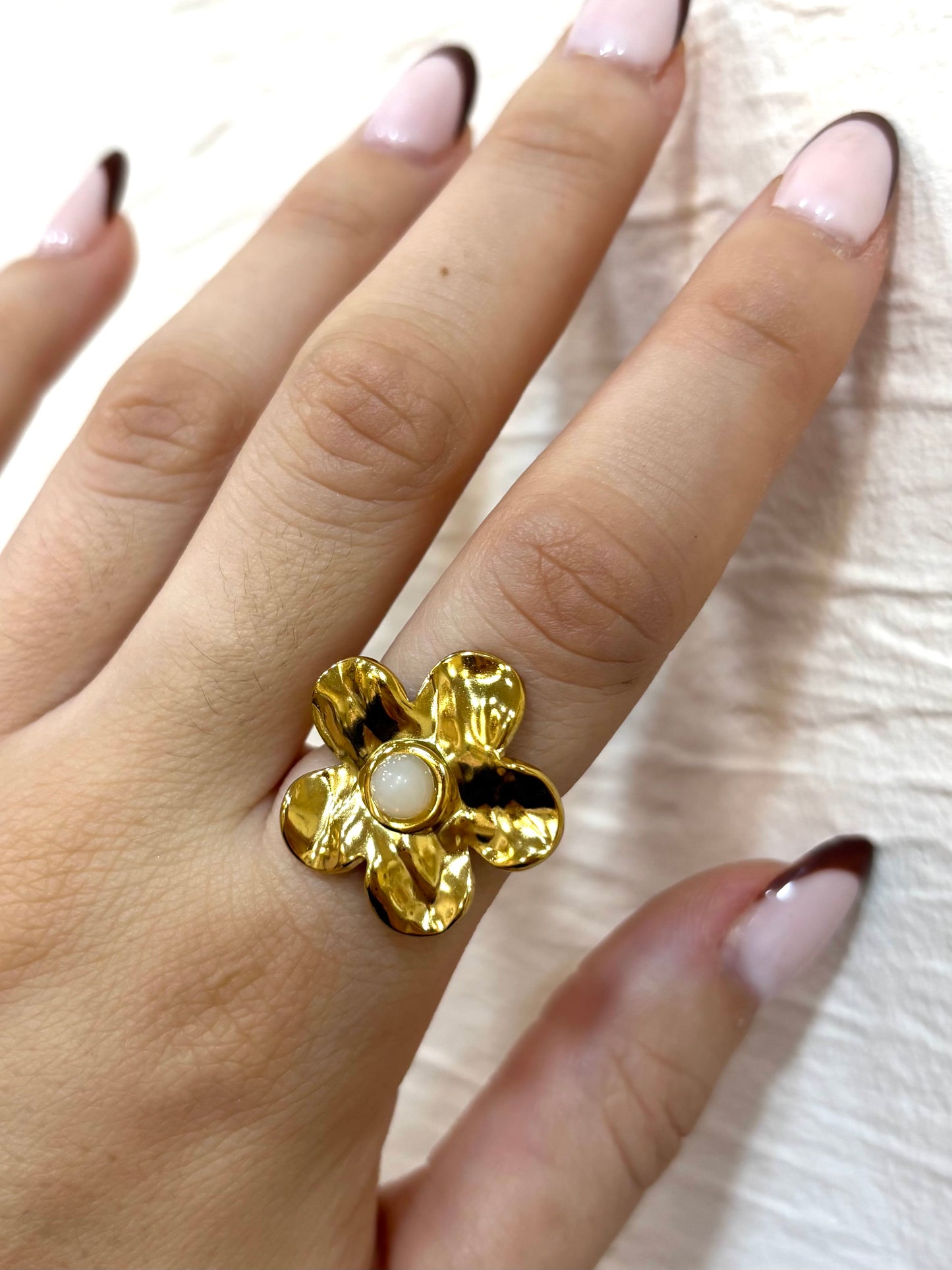 Anillo flor