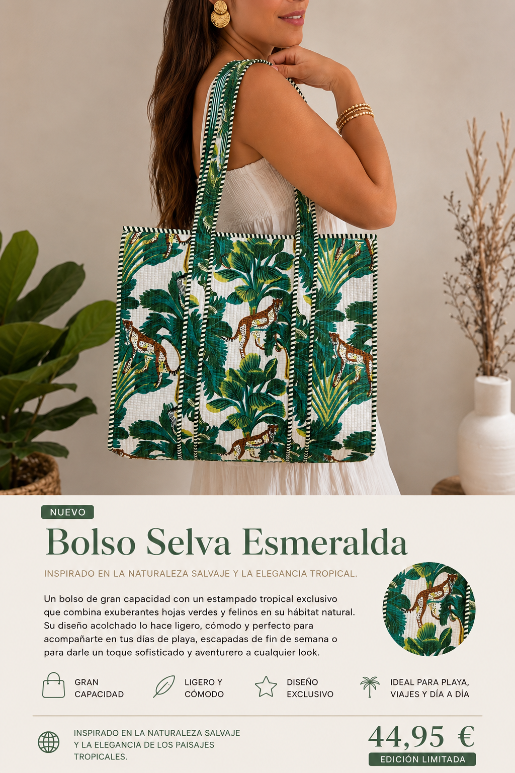 Bolso SELVA ESMERALDA