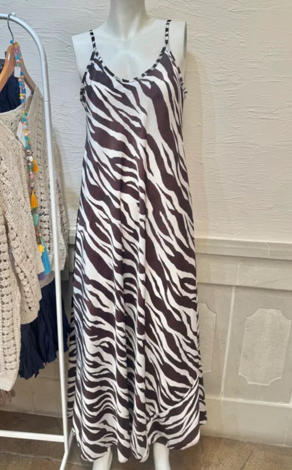Vestido animal rallado