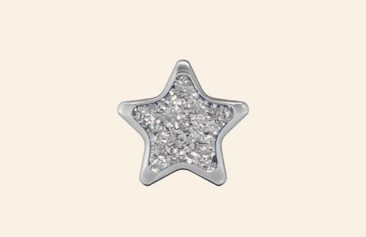Silver Star Crystal 6mm