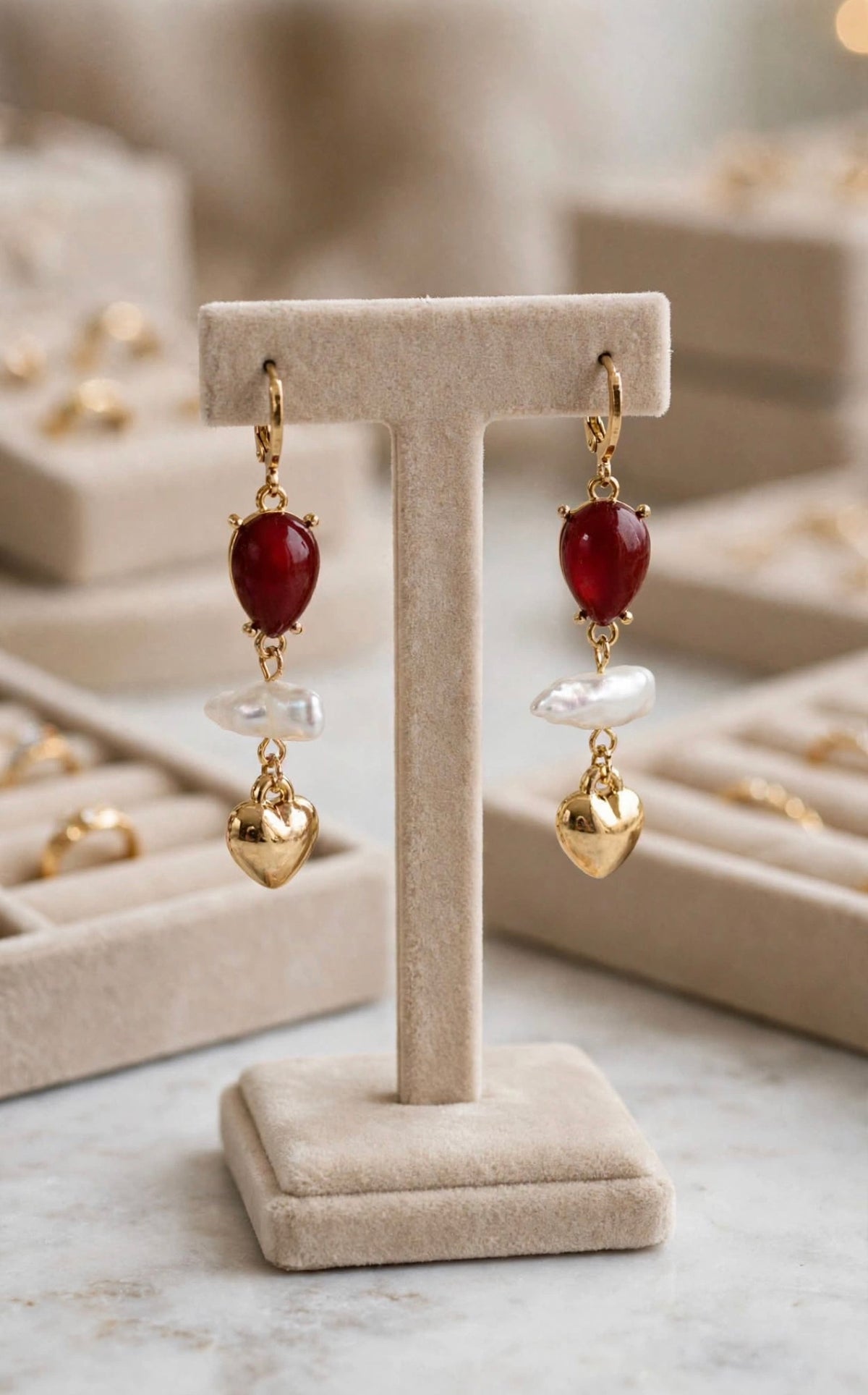 Pendientes combinados