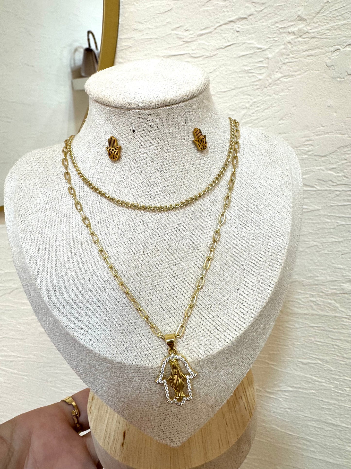 Conjunto mano de Fátima
