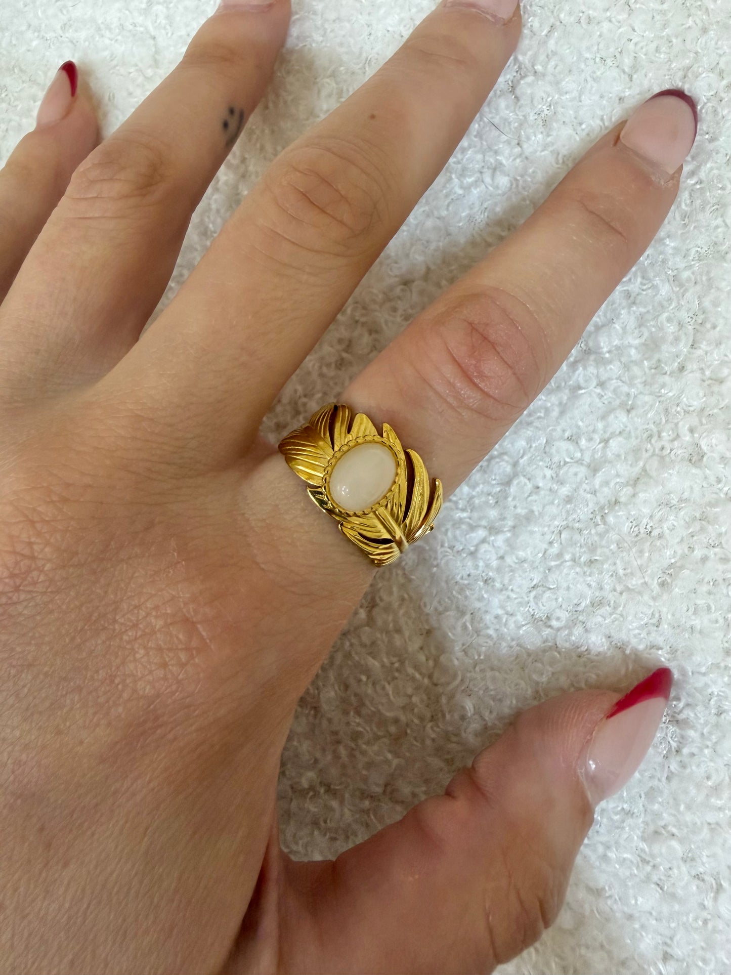 Anillo Hoja