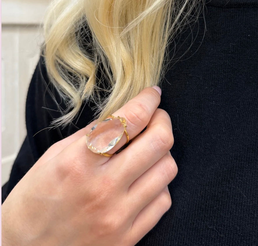 Anillo Gio transparente