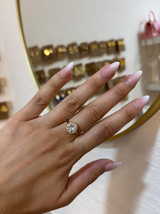 Anillo Swaroski blanco