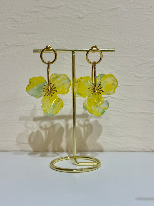 Pendientes flor