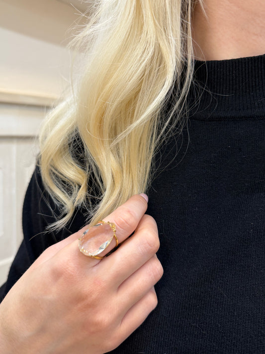 Anillo Gio transparente