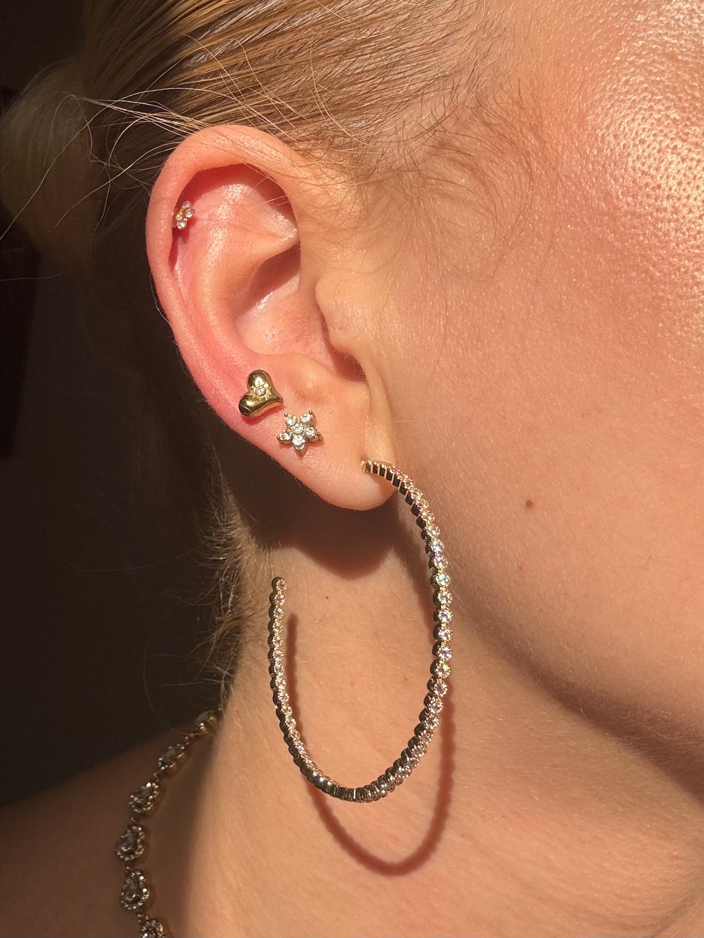 Aros bañados en Oro