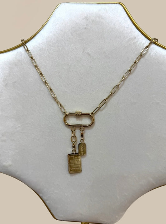 Cadena eslabón con charms