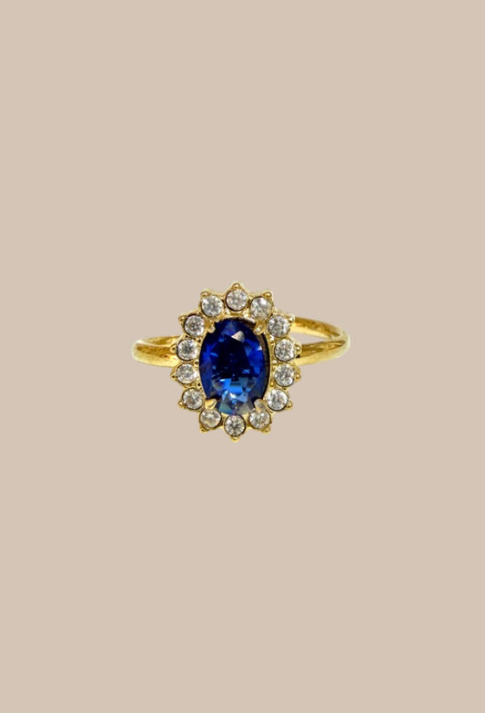 Anillo Zafiro Nocturno