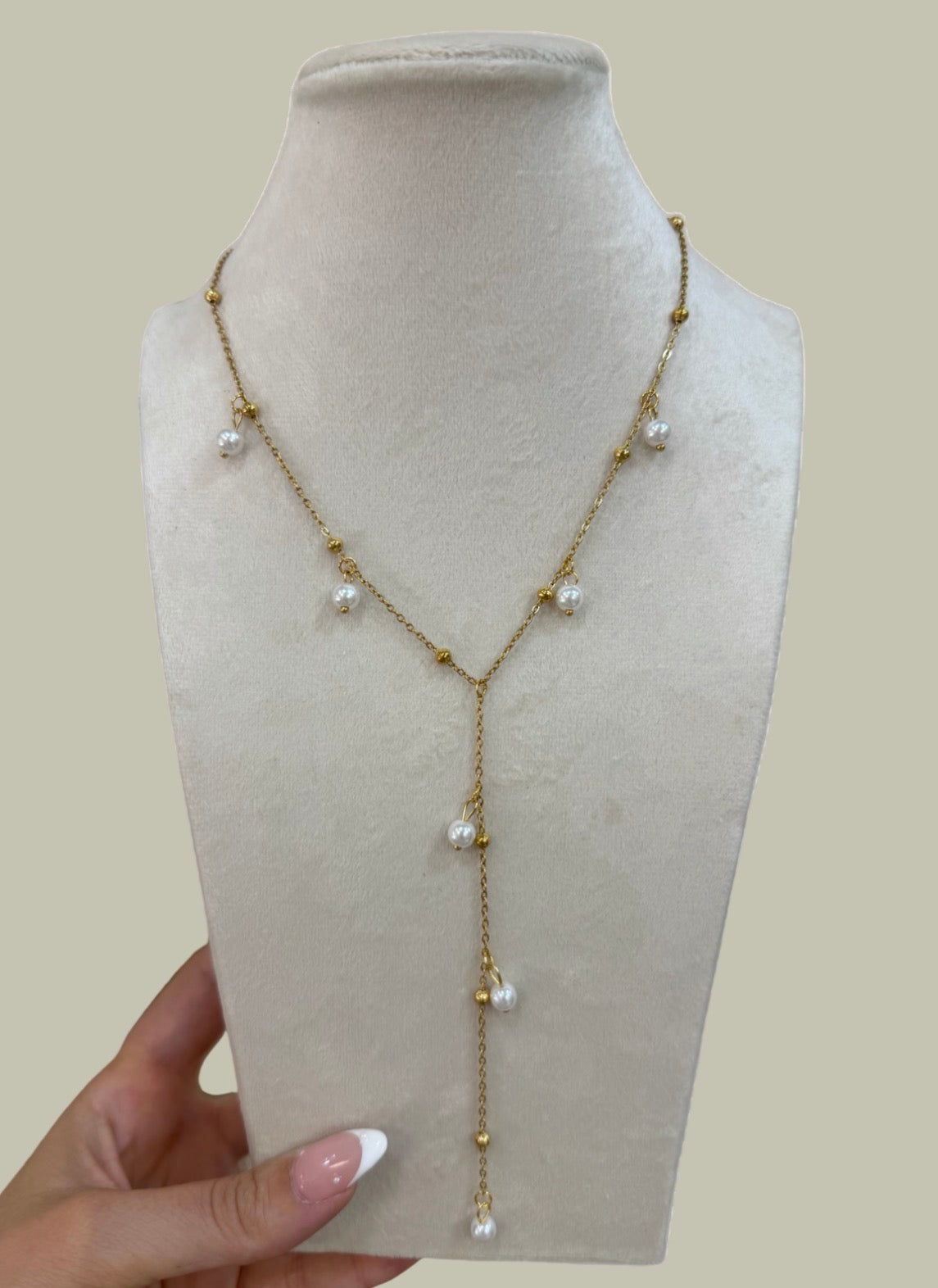 Collar perlas cultivadas