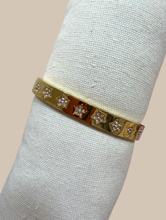 Brazalete estrellas circonitas