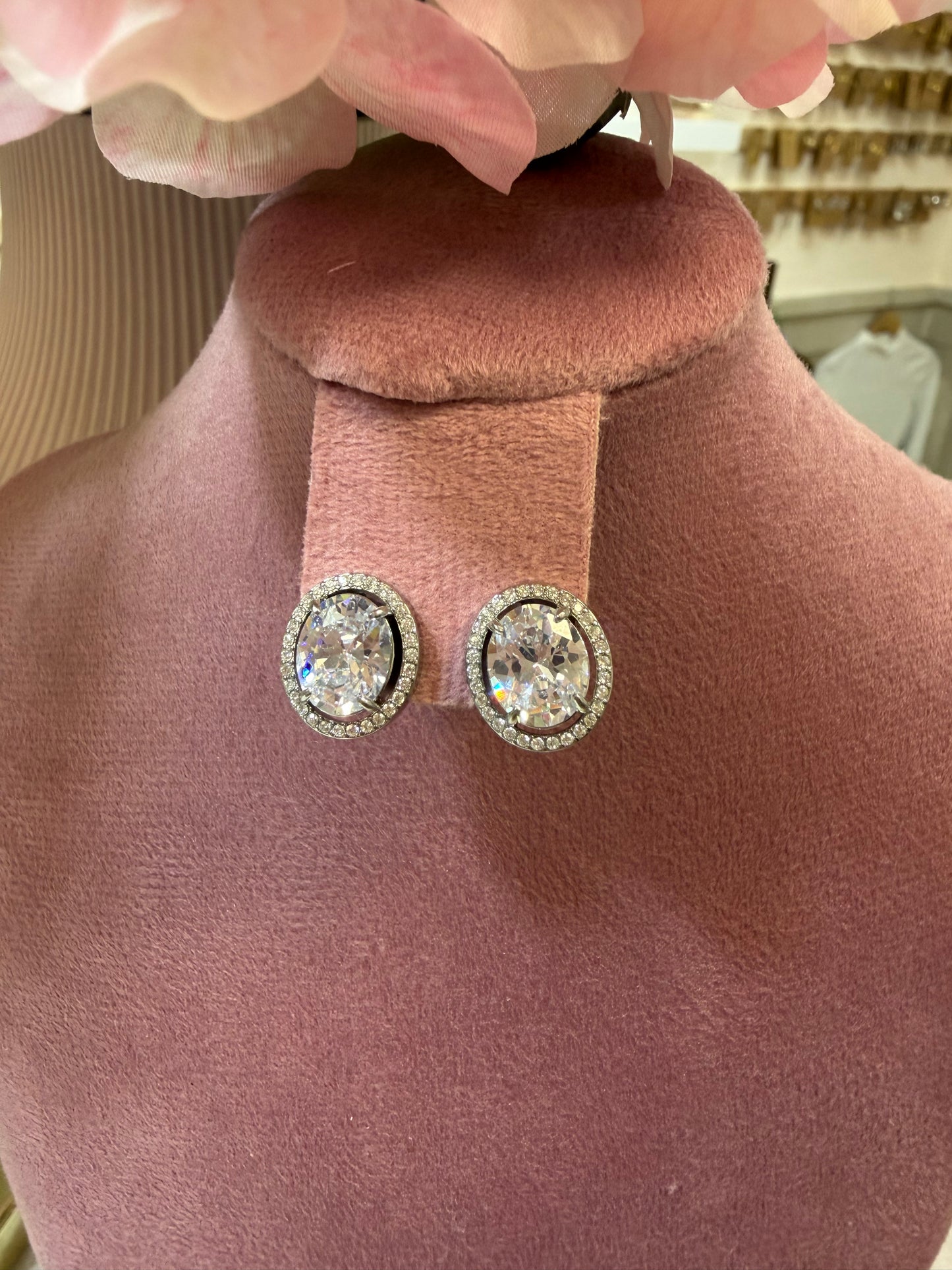 Pendientes Ariadna plateados