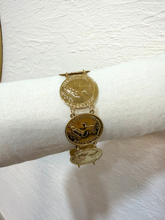 Pulsera monedas