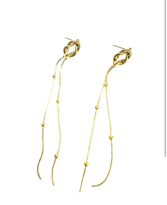 Pendientes bolitas colgantes