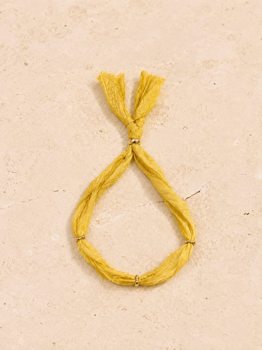 Pulsera Honey seda natural