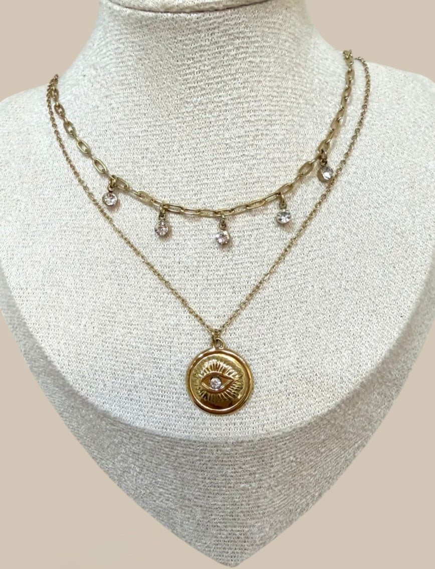 Collar doble cadena