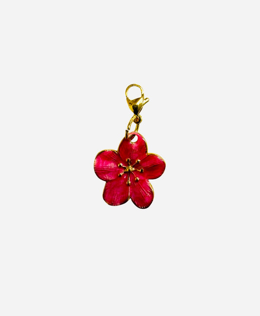 Charm flor rosa