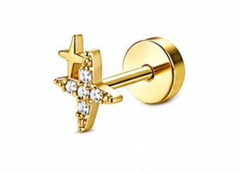 Piercing Doble estrella