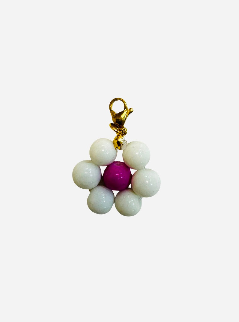 Charm flor blanca