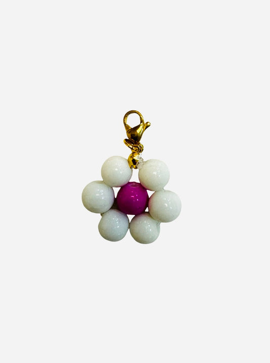 Charm flor blanca