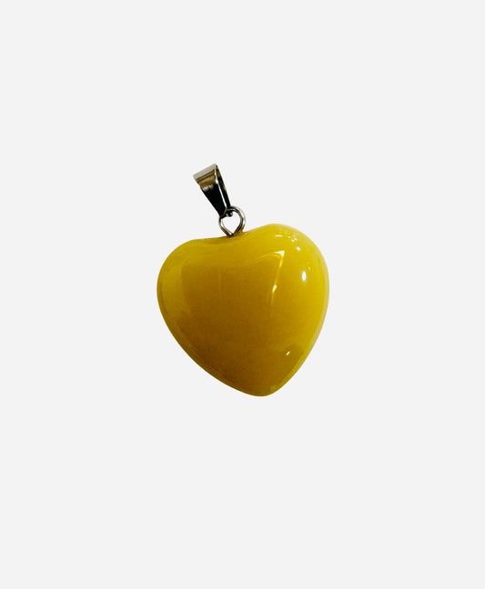 Charm corazón piedra