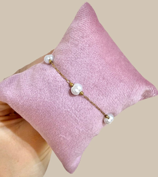 Pulsera piedras cultivadas