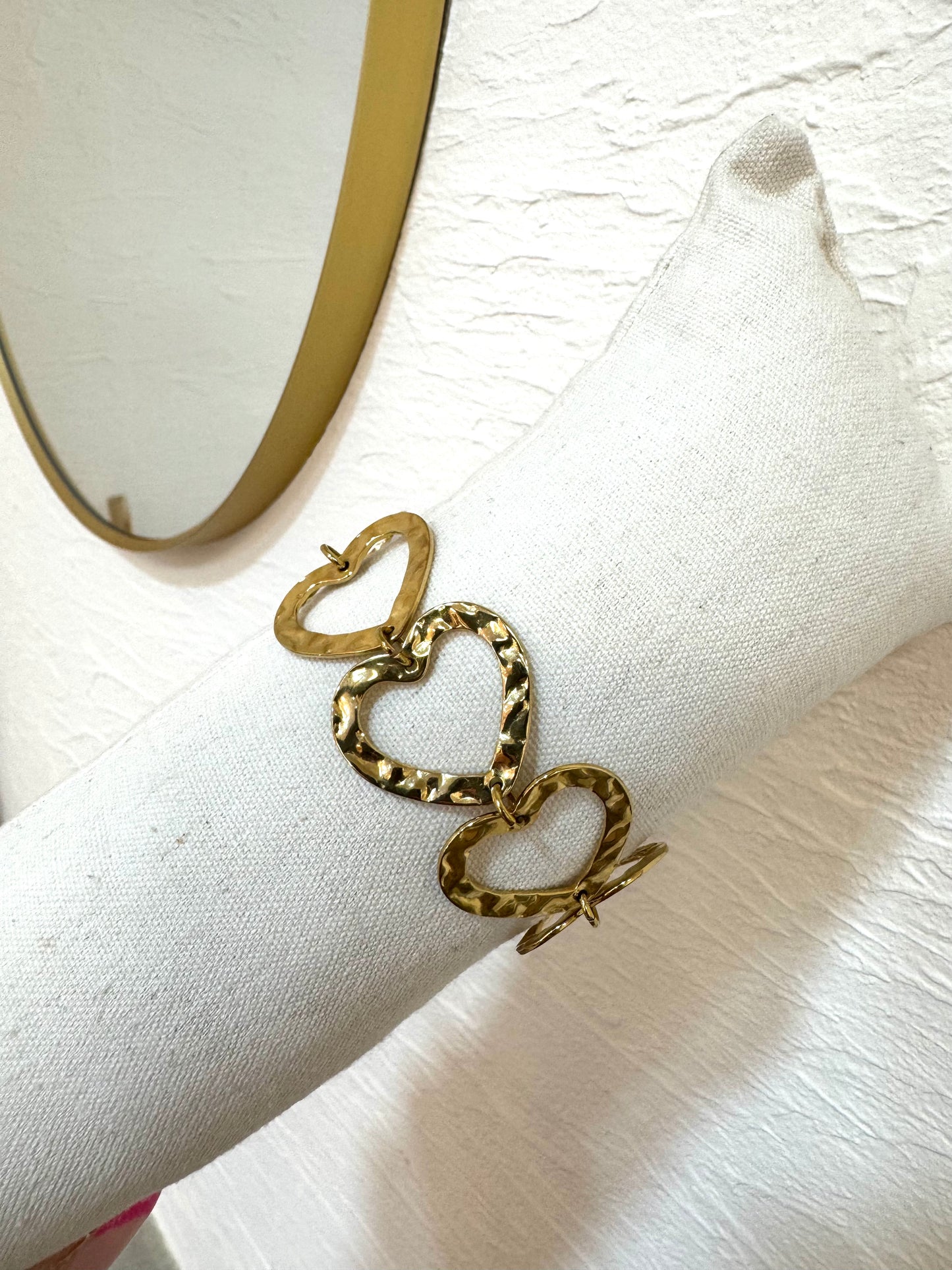 Pulsera corazones