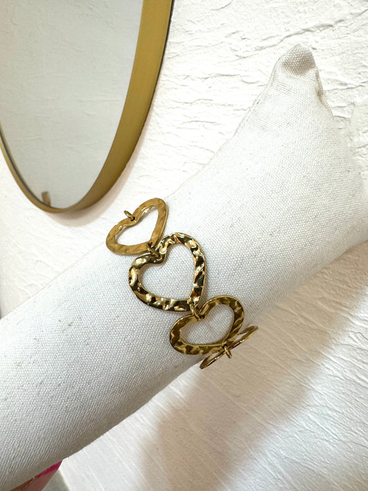 Pulsera corazones