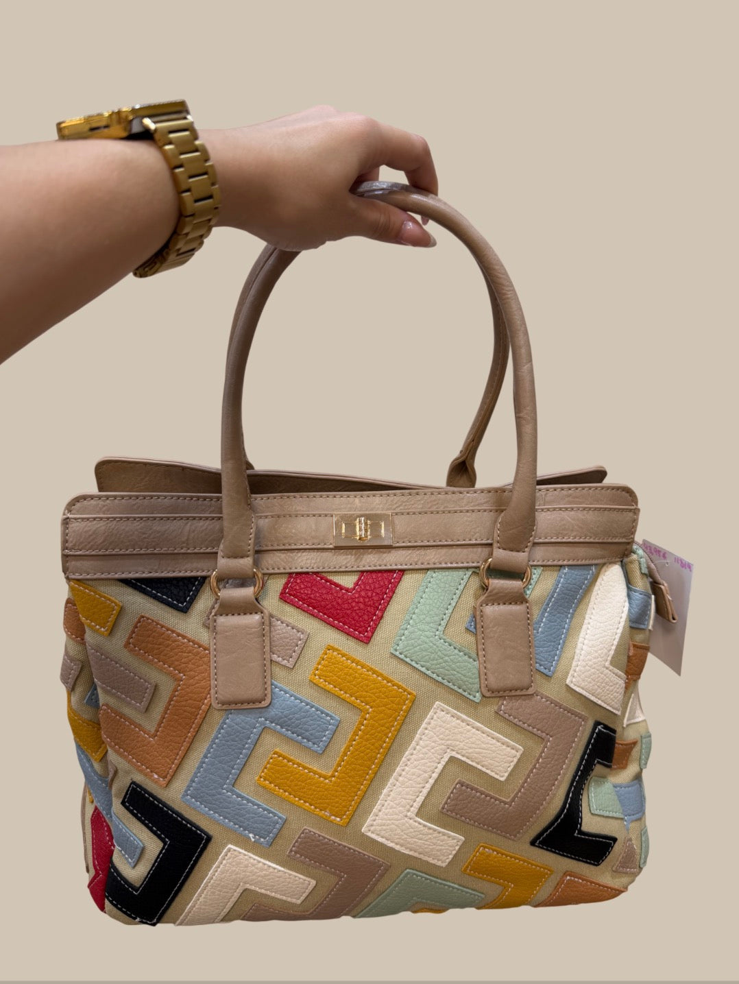 Bolso Italia beige