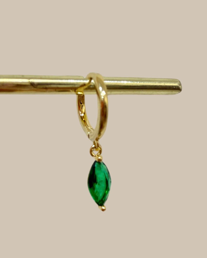 Aro cristal verde