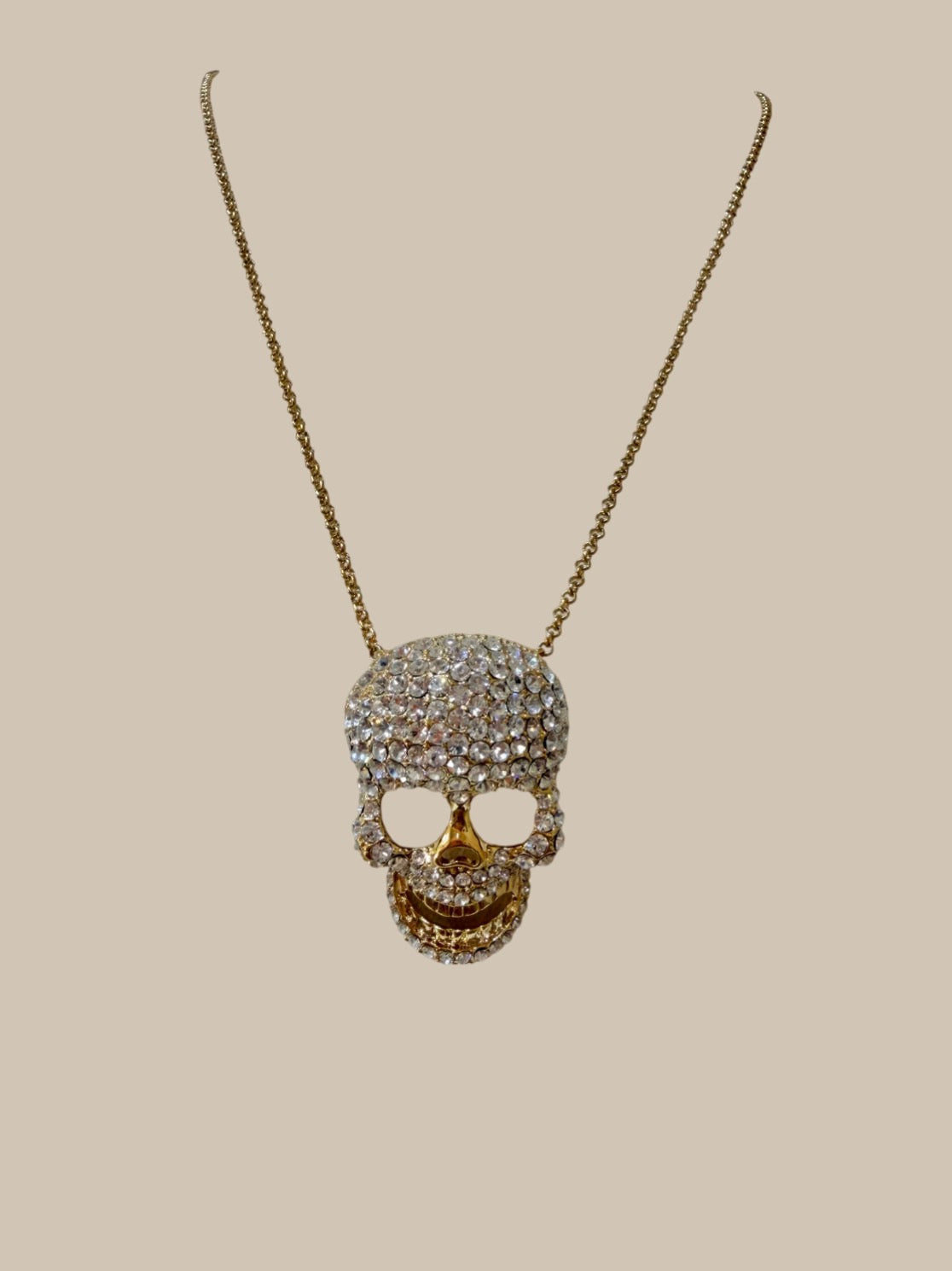 Collar Catrina con circonitas