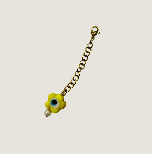 Flor Yellow con cadena