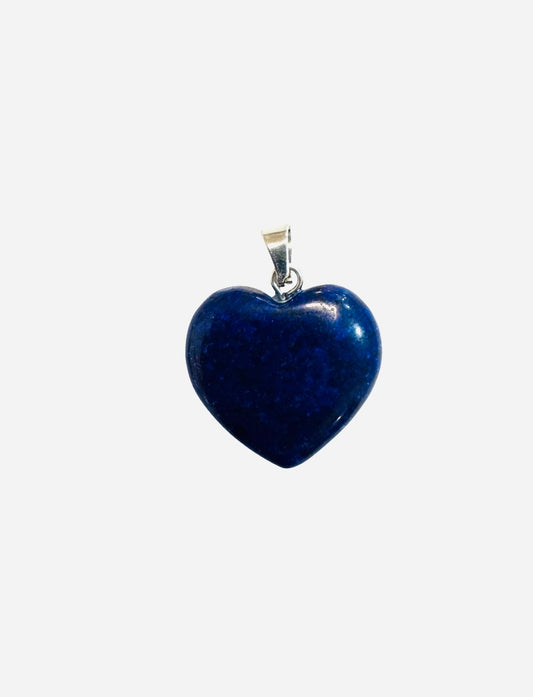 Charm corazón piedra azul