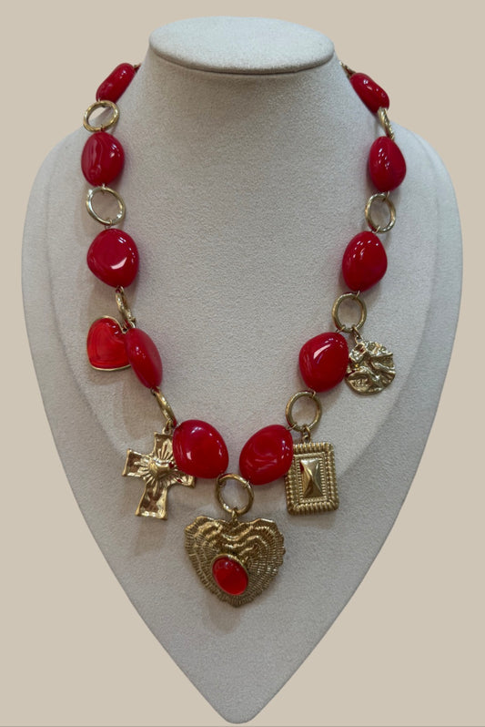 Collar corazón sagrado