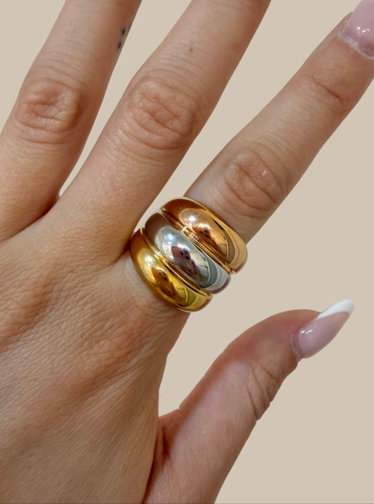 Anillo tricolor