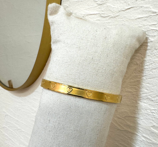 Brazalete corazones