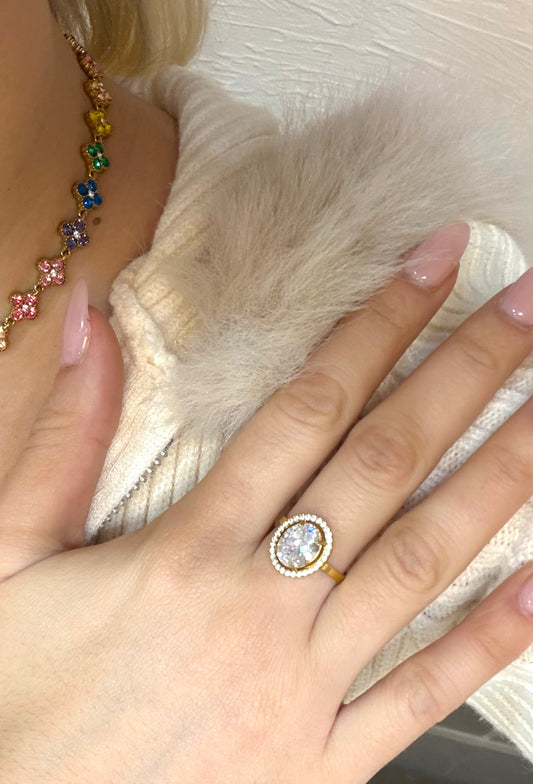 Anillo Ariadna dorado