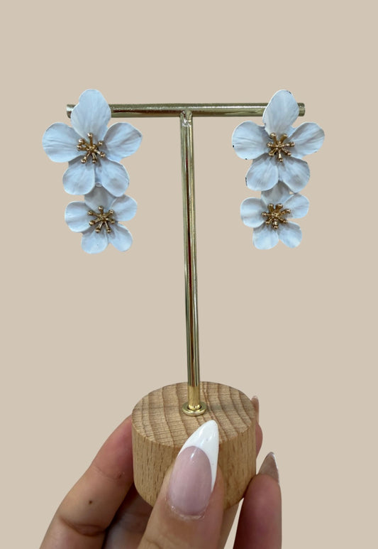 Pendientes flor