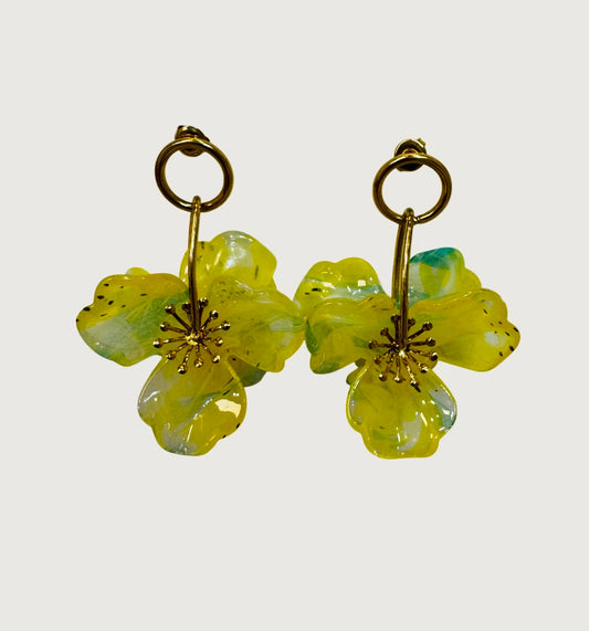 Pendientes flor