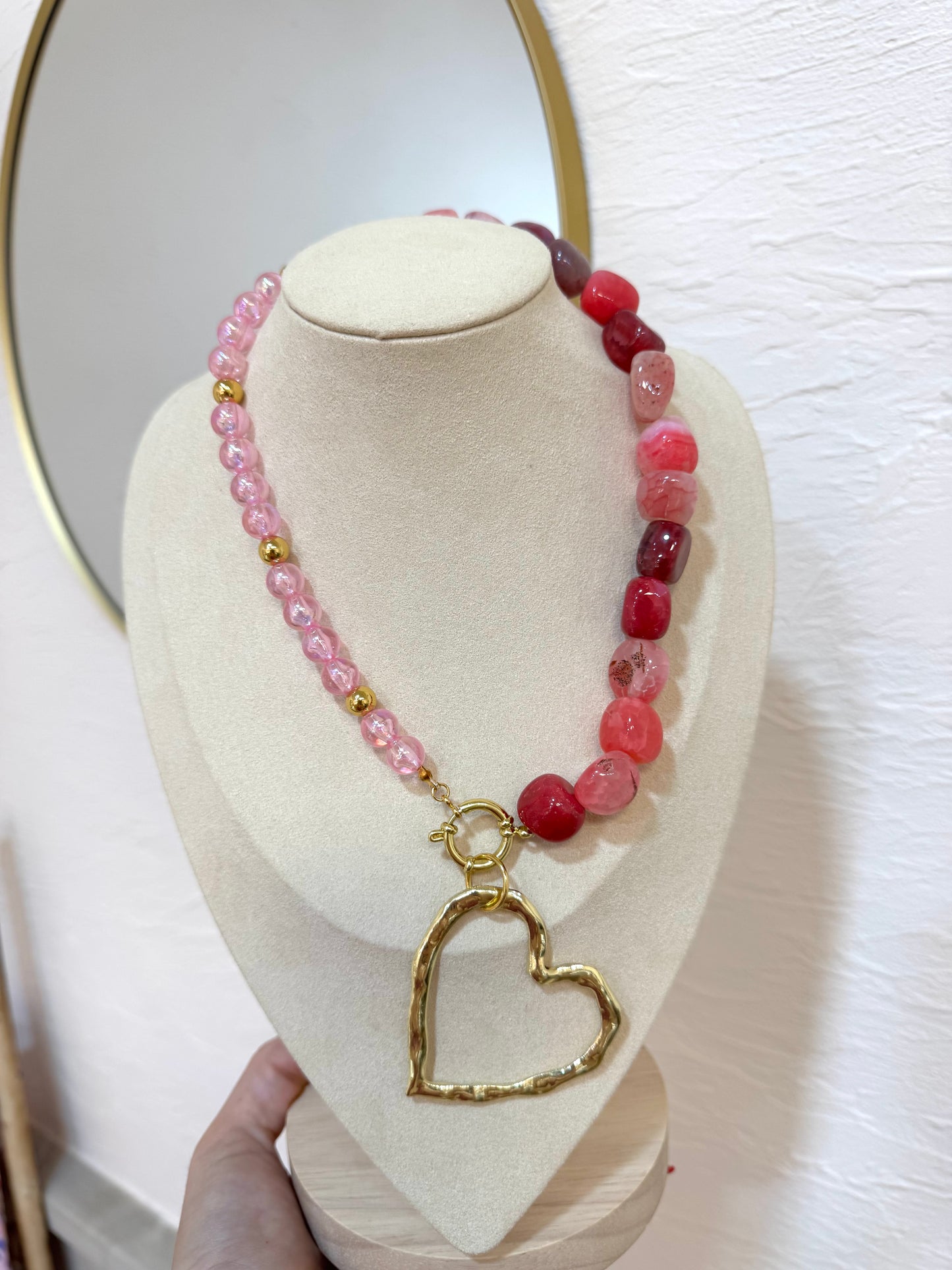 Collar piedras naturales