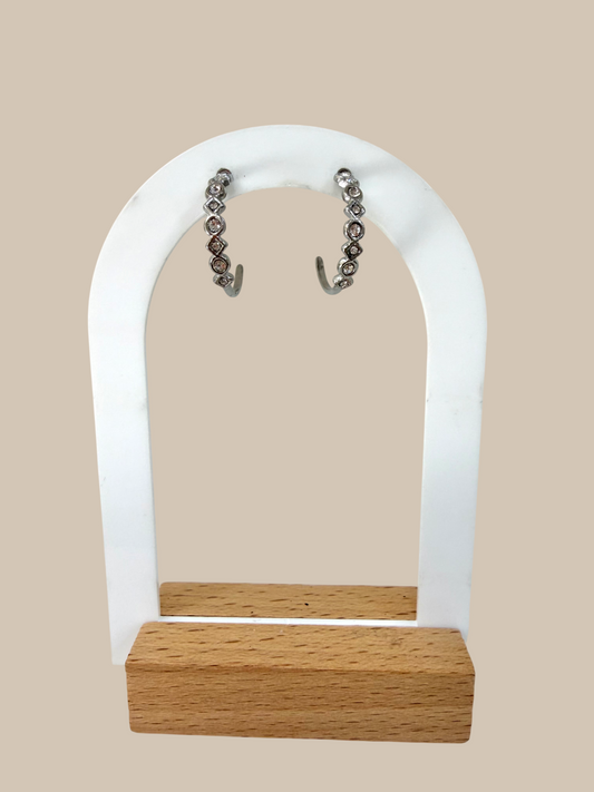 Aretes con circonitas