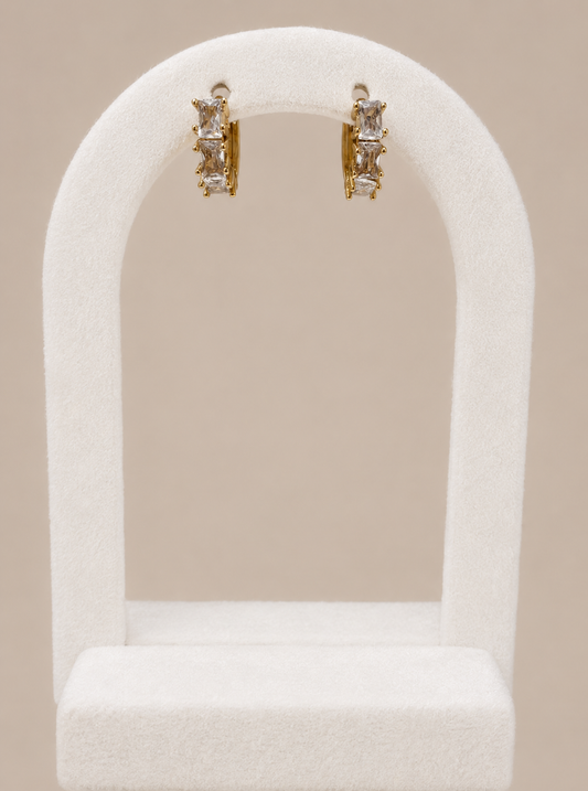 Aros con detalle piedras