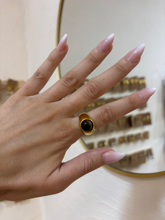 Anillo piedra ojo de tigre