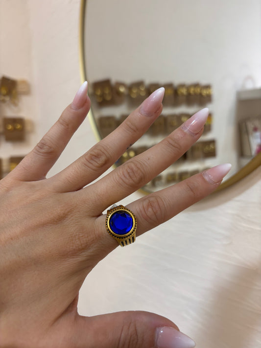 Anillo cristal azul🦋
