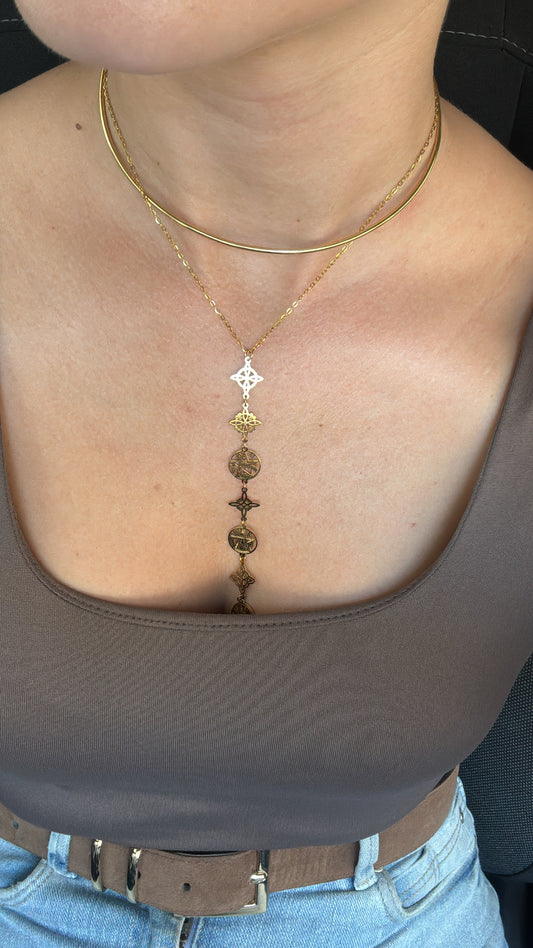 Collar 7 chakras(2 en 1)